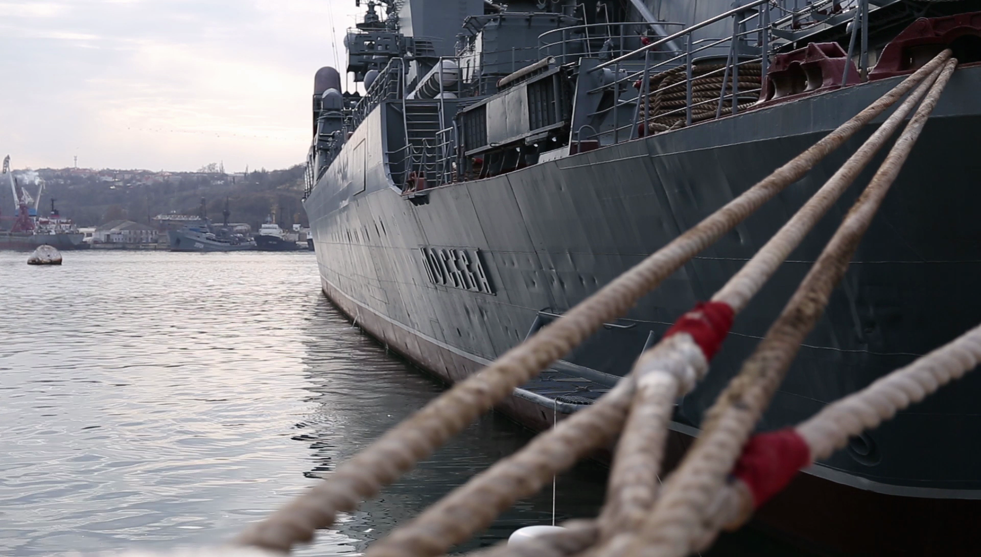 Ремонт флагмана ЧФ крейсера «Москва» близится к завершению