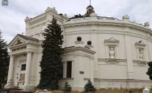 После атаки ВСУ в Панораме начали обследование несущих конструкций кровли