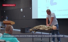 В Российской галерее искусств провели мастер-класс по оказанию первой помощи