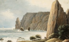 Каким видели скалы Фиолента художники классики 200 лет тому назад